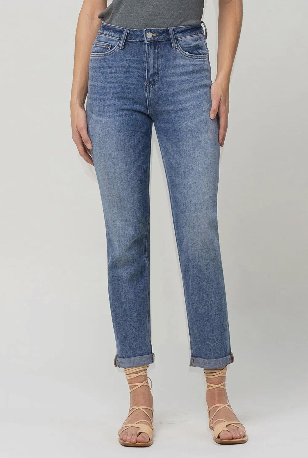 Vervet Boyfriend Cuffed Jeans