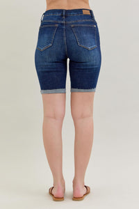 Judy Blue High Rise Destroyed Bermuda Shorts