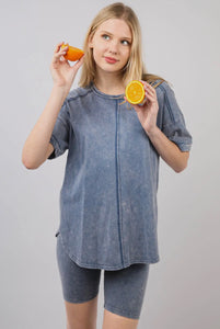 Activewear Top & Shorts Set