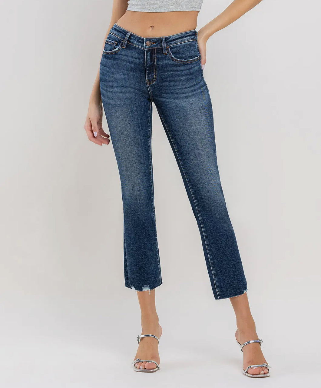 Mid-Rise Mini Bell Capris