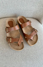 Load image into Gallery viewer, Genuine Leather Conforming Footbed Sandals
