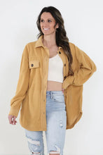 Load image into Gallery viewer, Fleece Shackets with Side Pockets
