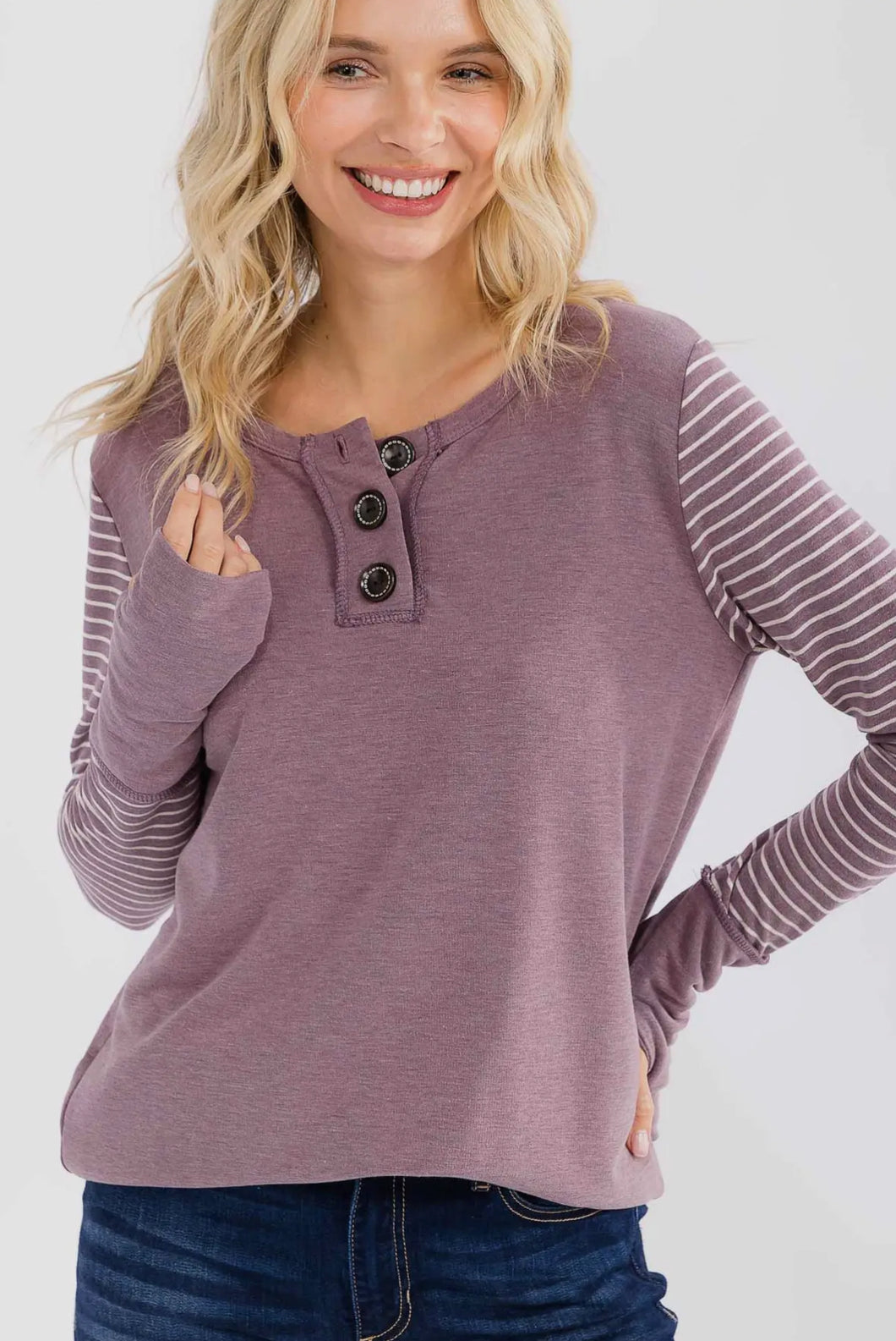 Marvelous Mulberry Pullover Top
