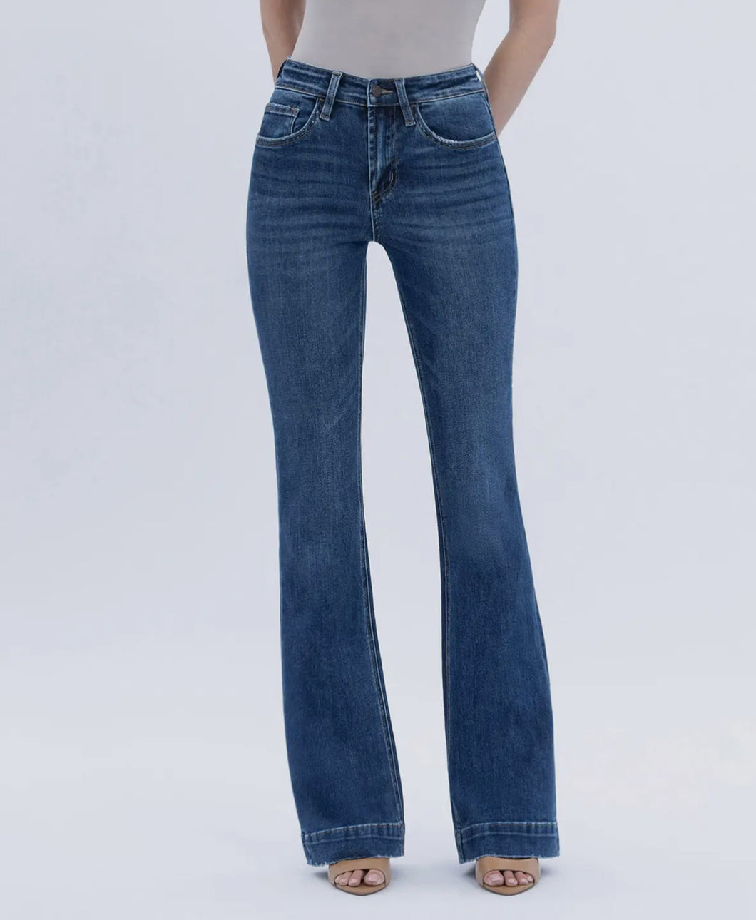 Vervet Trouser Hem Bootcut Jeans