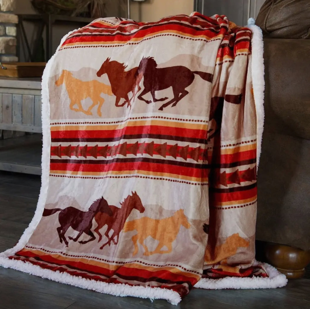 Wrangler Sherpa Blankets