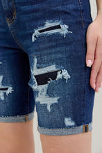 Load image into Gallery viewer, Judy Blue High Rise Destroyed Bermuda Shorts
