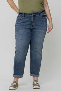 Vervet Boyfriend Cuffed Jeans