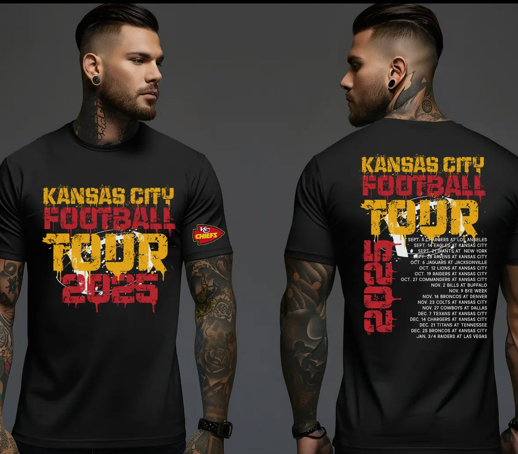 KC Chiefs 2025 Tour T-Shirt