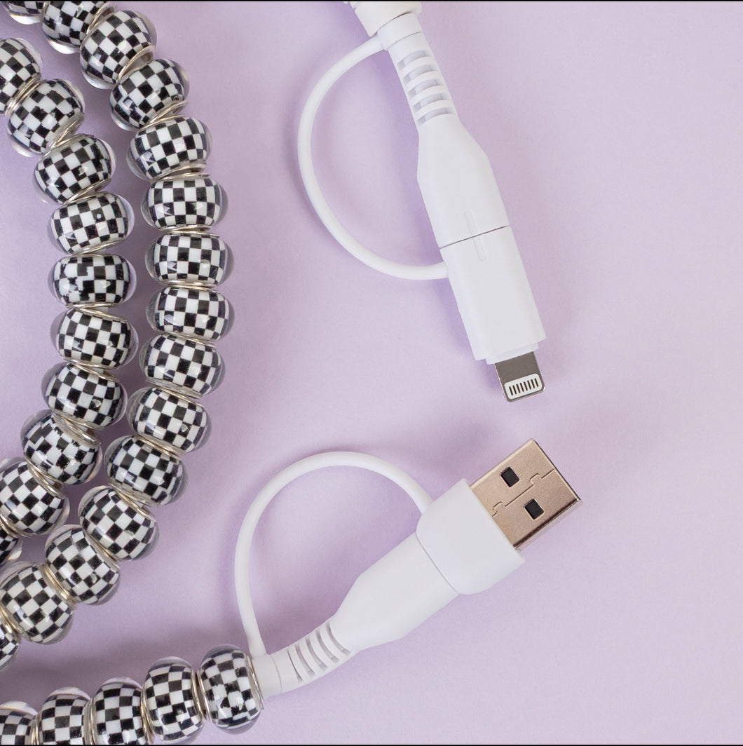 Black/White 4 in 1 Charging Cable