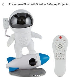 Rocket Man Bluetooth Speaker and Galaxy Projector