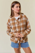 Load image into Gallery viewer, Flannel Plaid Hoodie
