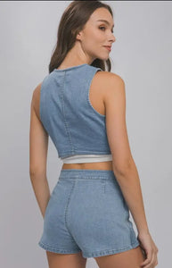 Denim Vest/Top