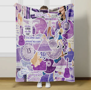 Taylor Swift Fleece Blanket