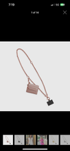 Load image into Gallery viewer, Clip N Go Rose Gold Chain Crossbody Phone Accessory
