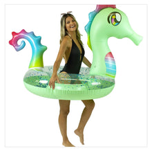 Load image into Gallery viewer, Jumbo Sea Horse Pool Tube
