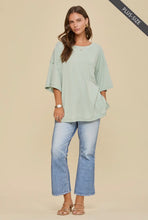 Load image into Gallery viewer, Ribbed Pocket Tunic Top

