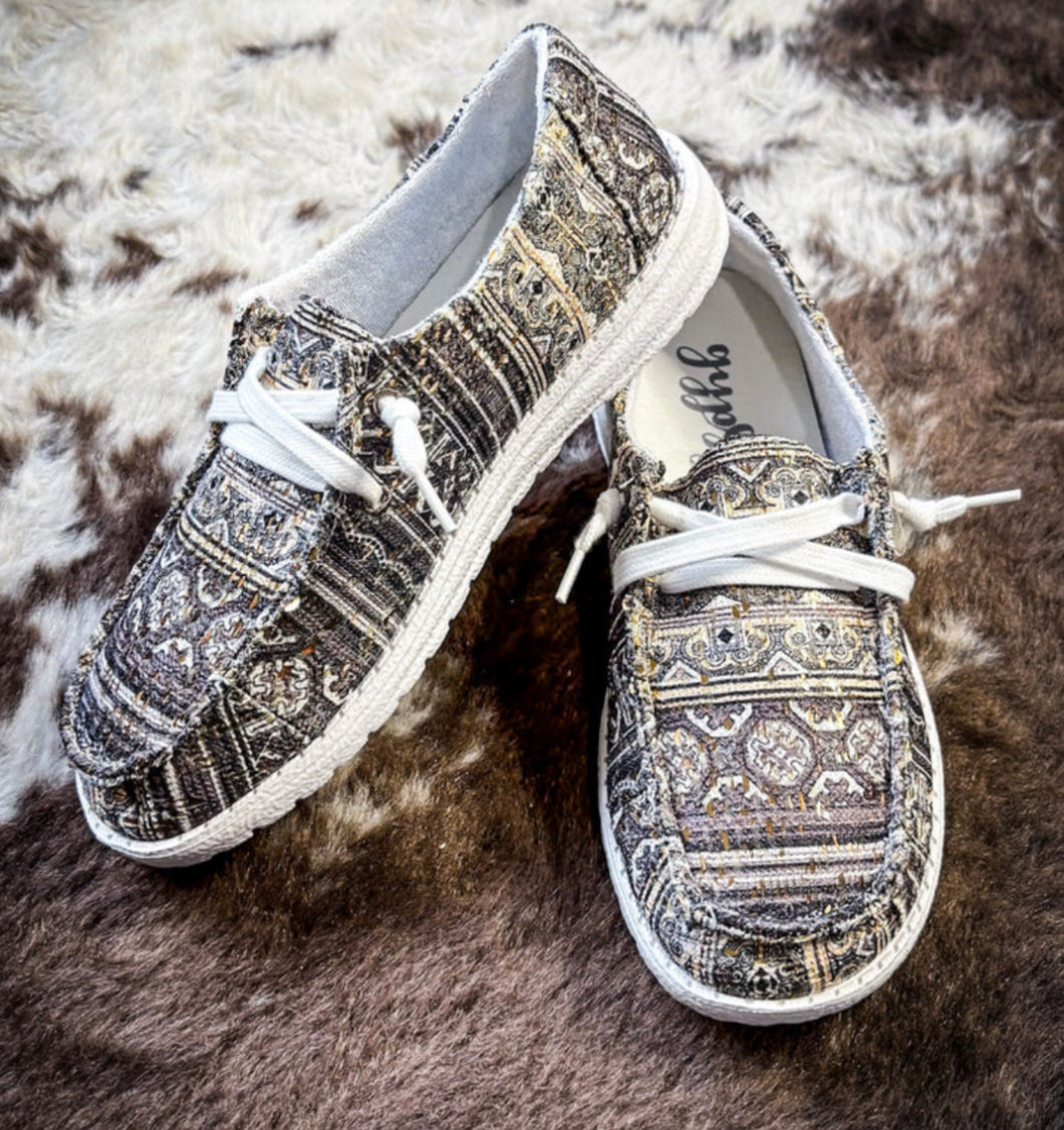 Gypsy Jazz Bedazzled Shoes