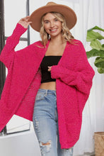 Load image into Gallery viewer, Fuchsia Popcorn Cardigan
