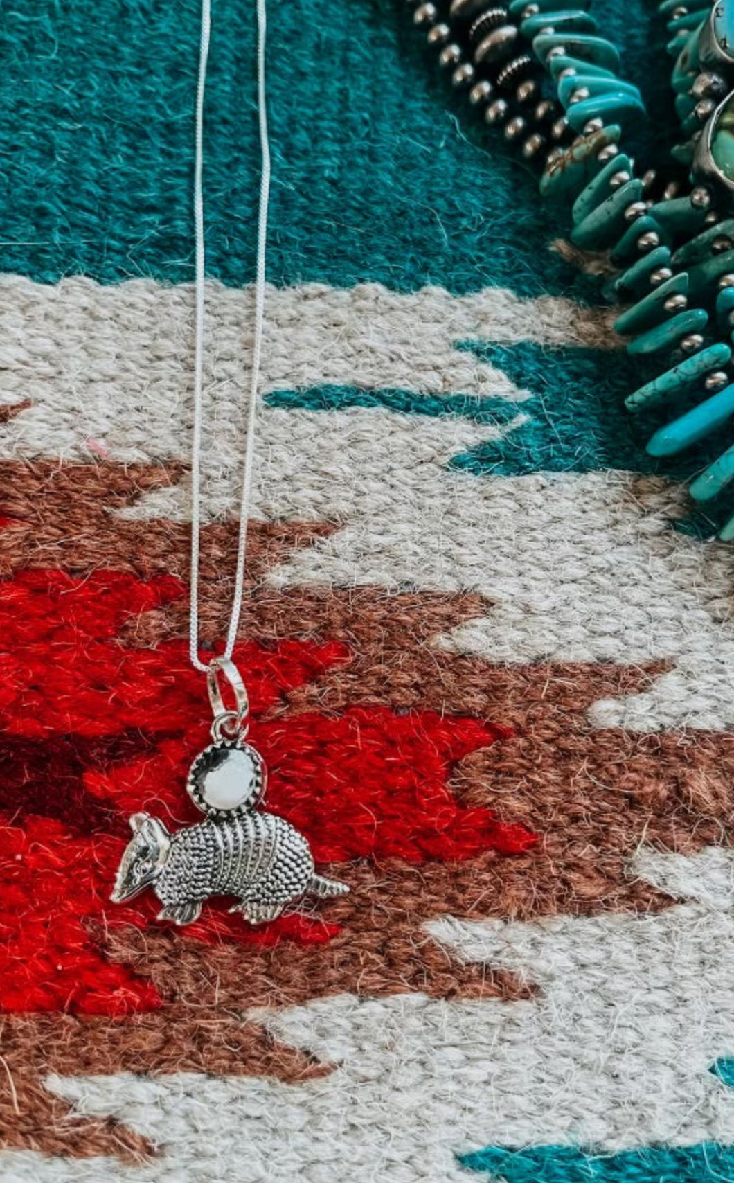 Dainty Dillo Necklace ( Armadillo )