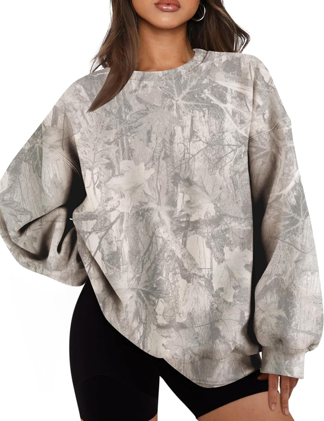 Light Camo Fleece Sweatshirt