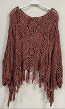 Load image into Gallery viewer, Crochet Tassel Sweater
