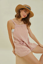 Load image into Gallery viewer, Rose Overall Style Gauze Romper

