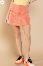 Load image into Gallery viewer, POL Corduroy Button Skirt
