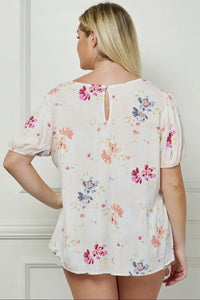 Floral Smocked Top