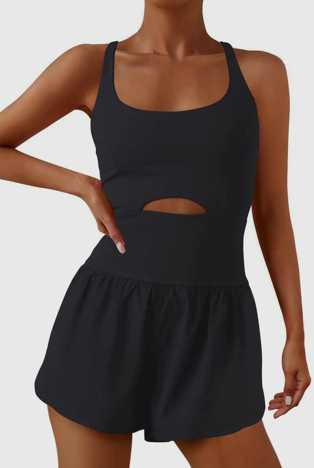 Athletic Cut Out Romper
