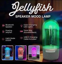Load image into Gallery viewer, Jellyfish mood lamp Bluetooth Speaker
