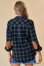 Load image into Gallery viewer, Oversized Plaid Flannel Shirt
