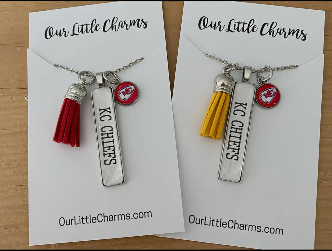 KC Chiefs Pendant Necklace