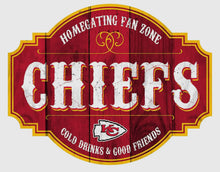 Load image into Gallery viewer, NFL Licensed KC Chiefs Wood Signs
