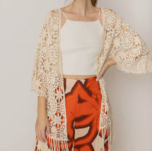 Load image into Gallery viewer, Crochet Floral Cardigan
