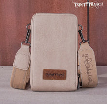Load image into Gallery viewer, Trinity Ranch Hair-On Tooled Phone Purse
