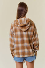 Load image into Gallery viewer, Flannel Plaid Hoodie
