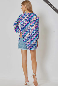 Dear Scarlett Lizzy Wrinkle Free Top