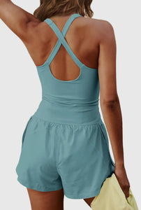 Athletic Cut Out Romper