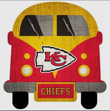 Load image into Gallery viewer, NFL Licensed KC Chiefs Wood Signs
