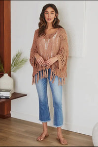 Crochet Tassel Sweater