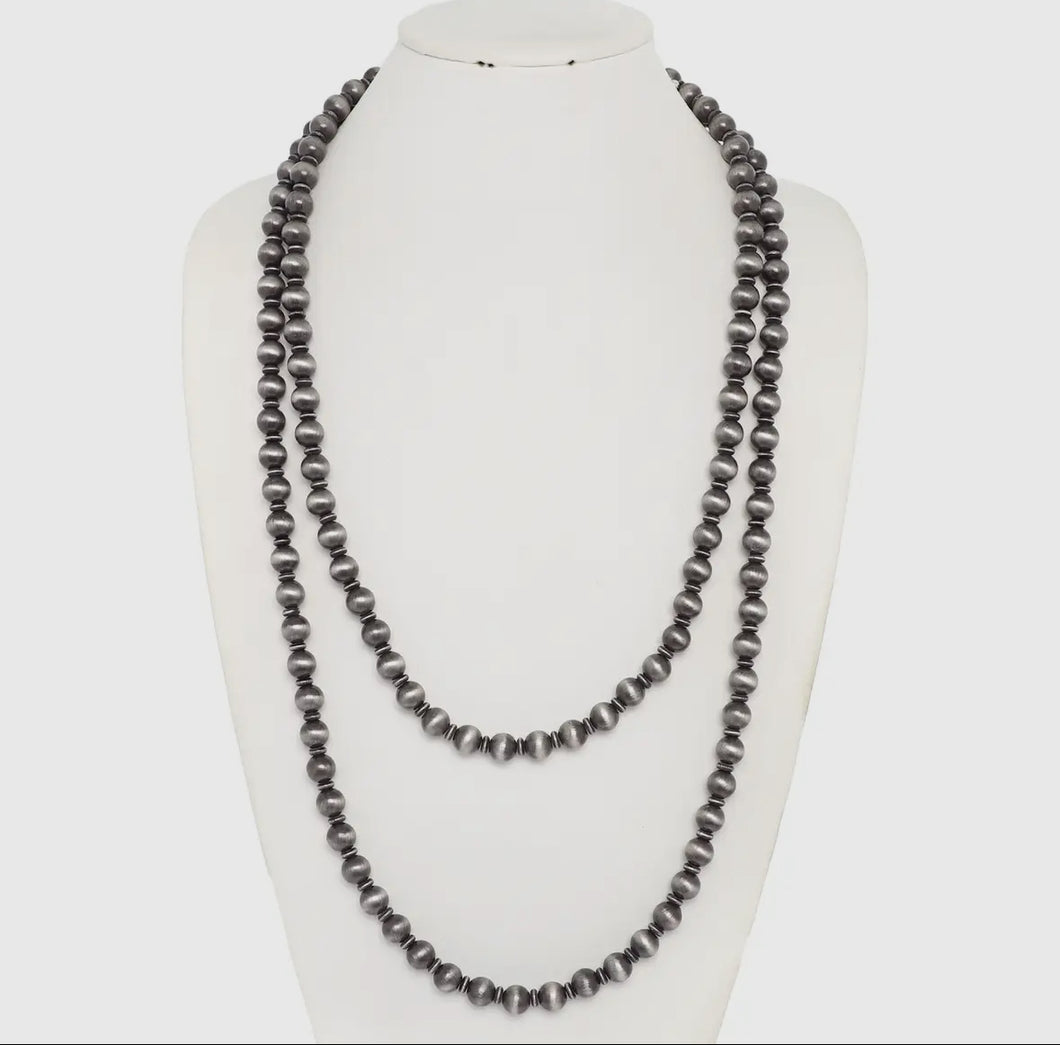 Silver Western Wrap Necklace