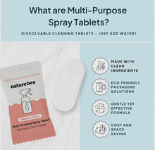 Load image into Gallery viewer, Naturebee All Purpose Cleaner Refill Tablets
