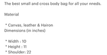 Load image into Gallery viewer, Myra Roger Canvas &amp; Hair-On Crossbody
