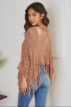 Load image into Gallery viewer, Crochet Tassel Sweater
