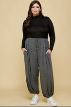 Load image into Gallery viewer, Plus Size Solid Knit Joggers
