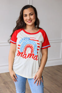 Patriotic Mama Top