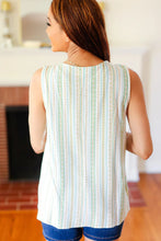 Load image into Gallery viewer, Mint Boho Sleeveless Top
