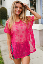 Load image into Gallery viewer, Diva Dreams Star Print Top/Cover-Up
