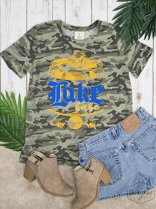 Lake Babe Camo Tee